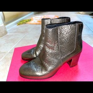 NEW!! Size 38.5 Pedro Garcia Chrome Bootie💎